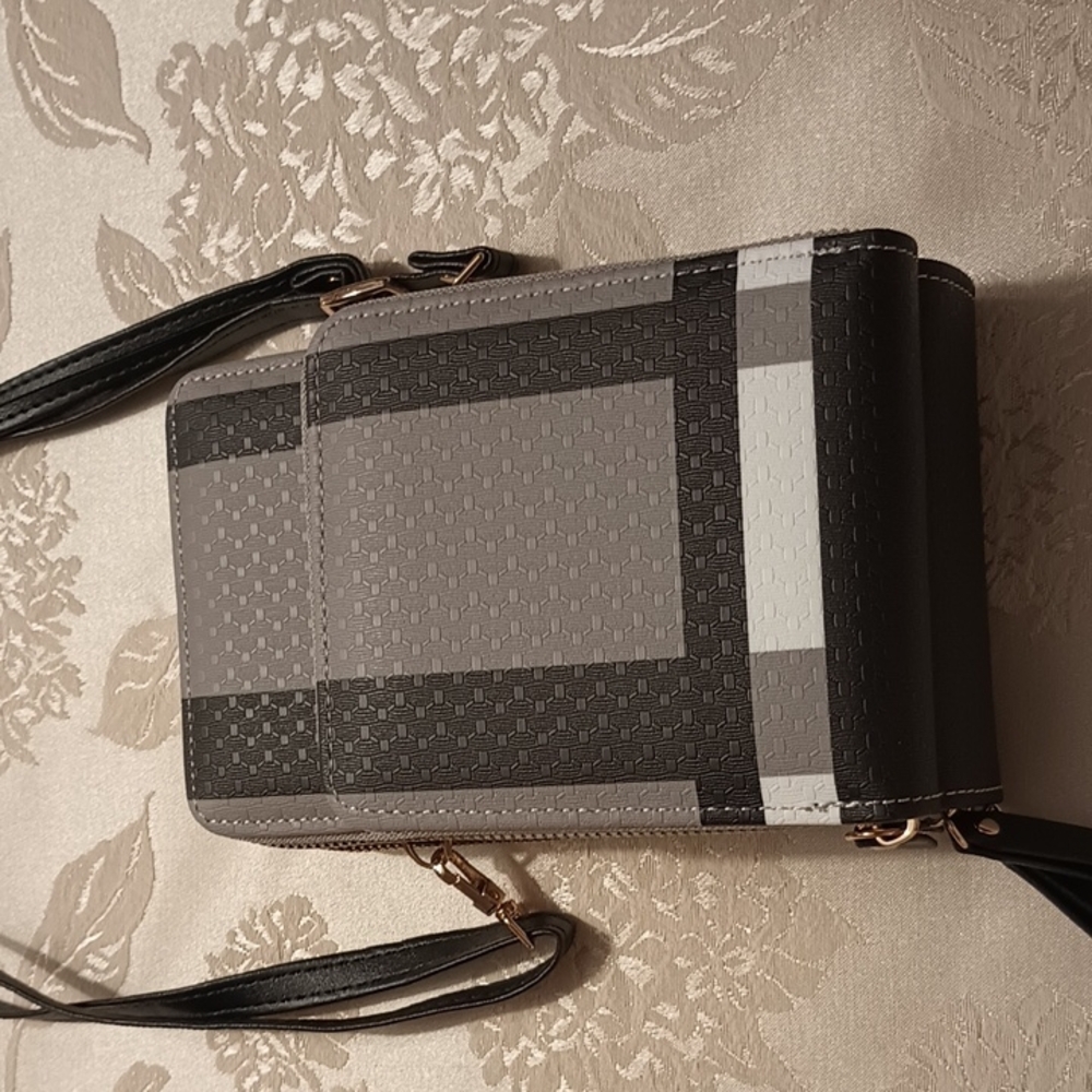 Elegant Gray and Black Women's Bag